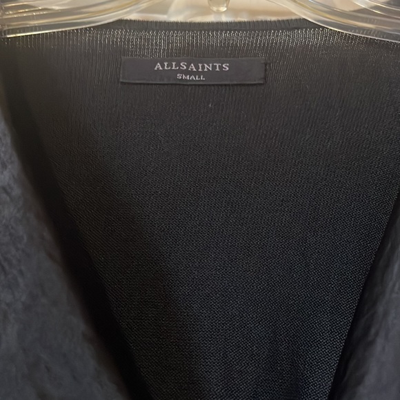 Mixed media top by All Saints - sz Small - Picture 3 of 7